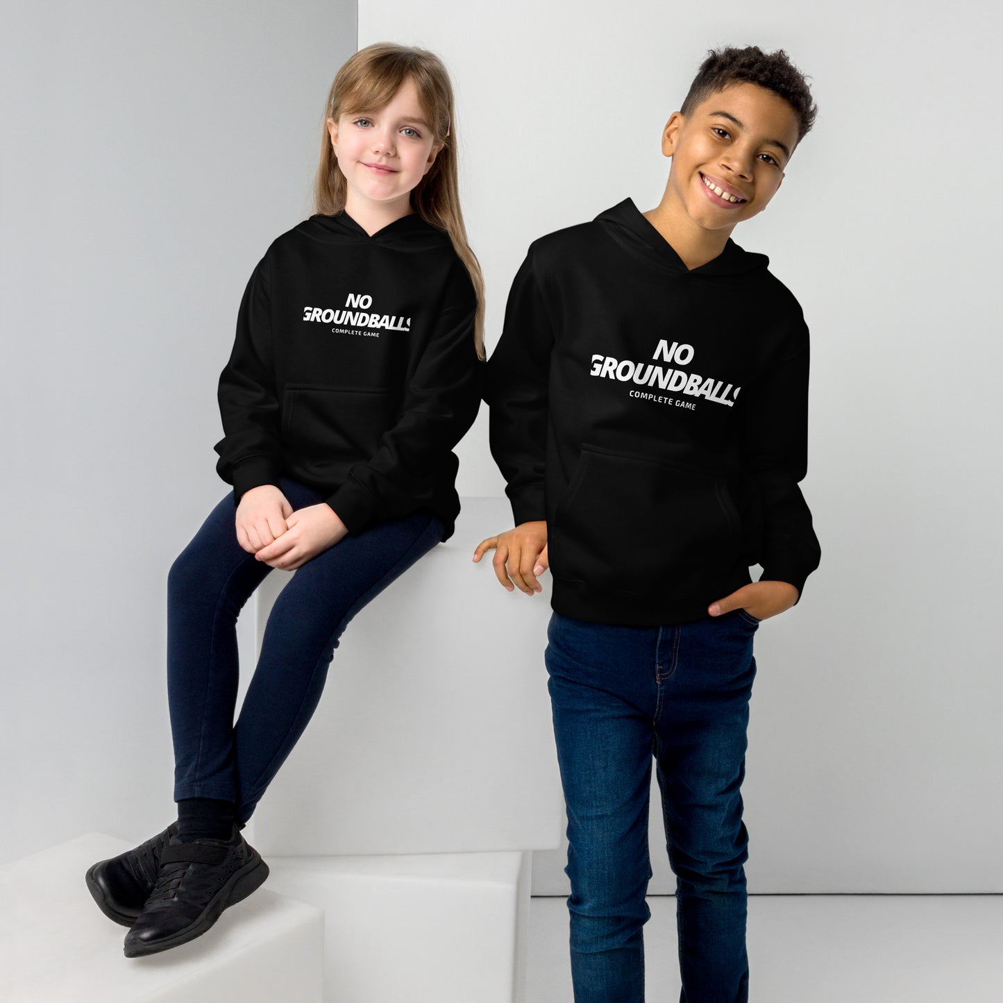 NO GROUNDBALLS: Youth Hoodie Unisex