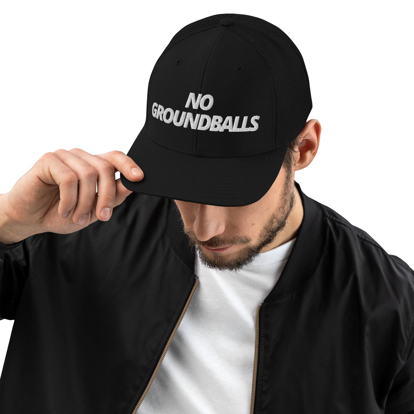 NO GROUNDBALLS: Hat Trucker