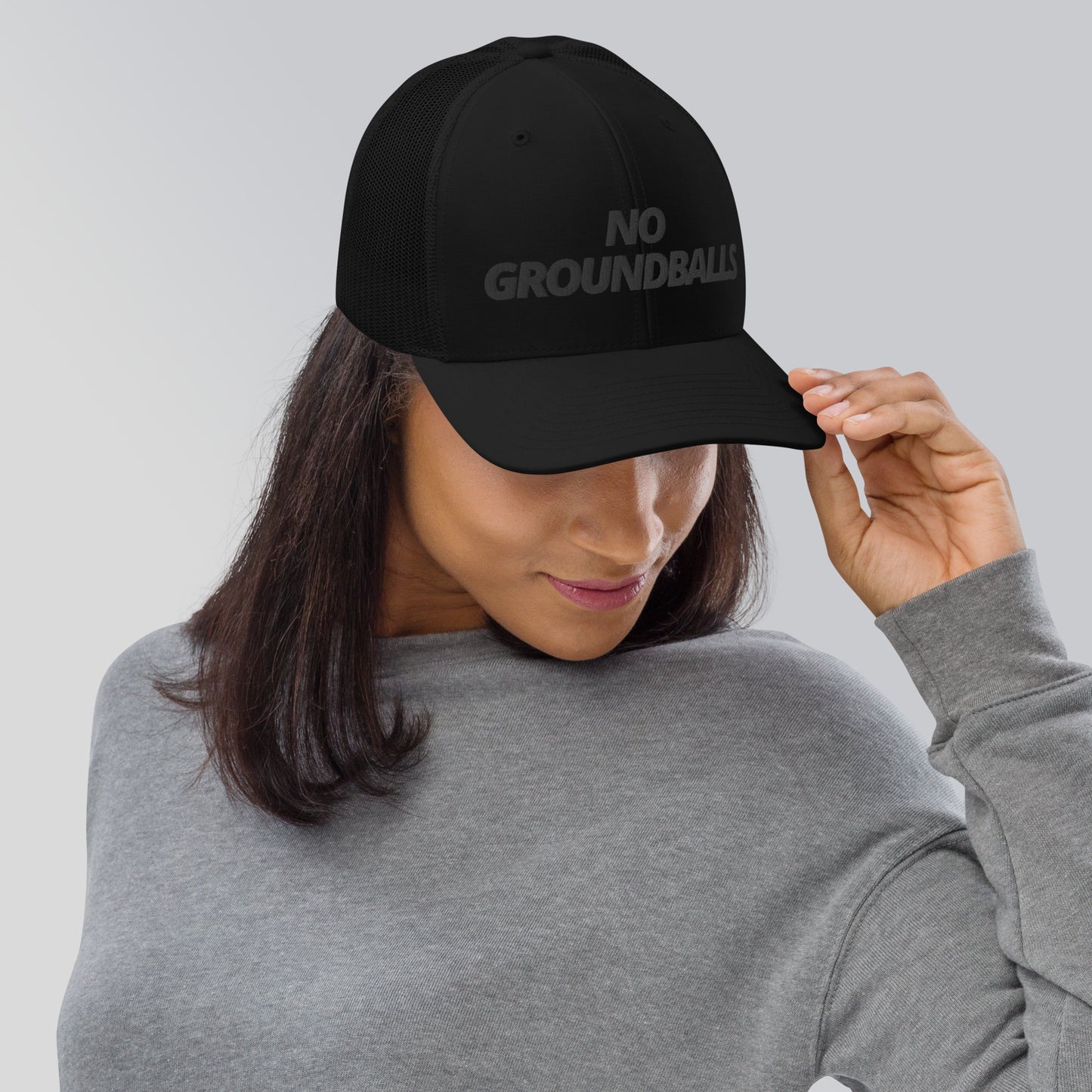 NO GROUNDBALLS: Hat Trucker