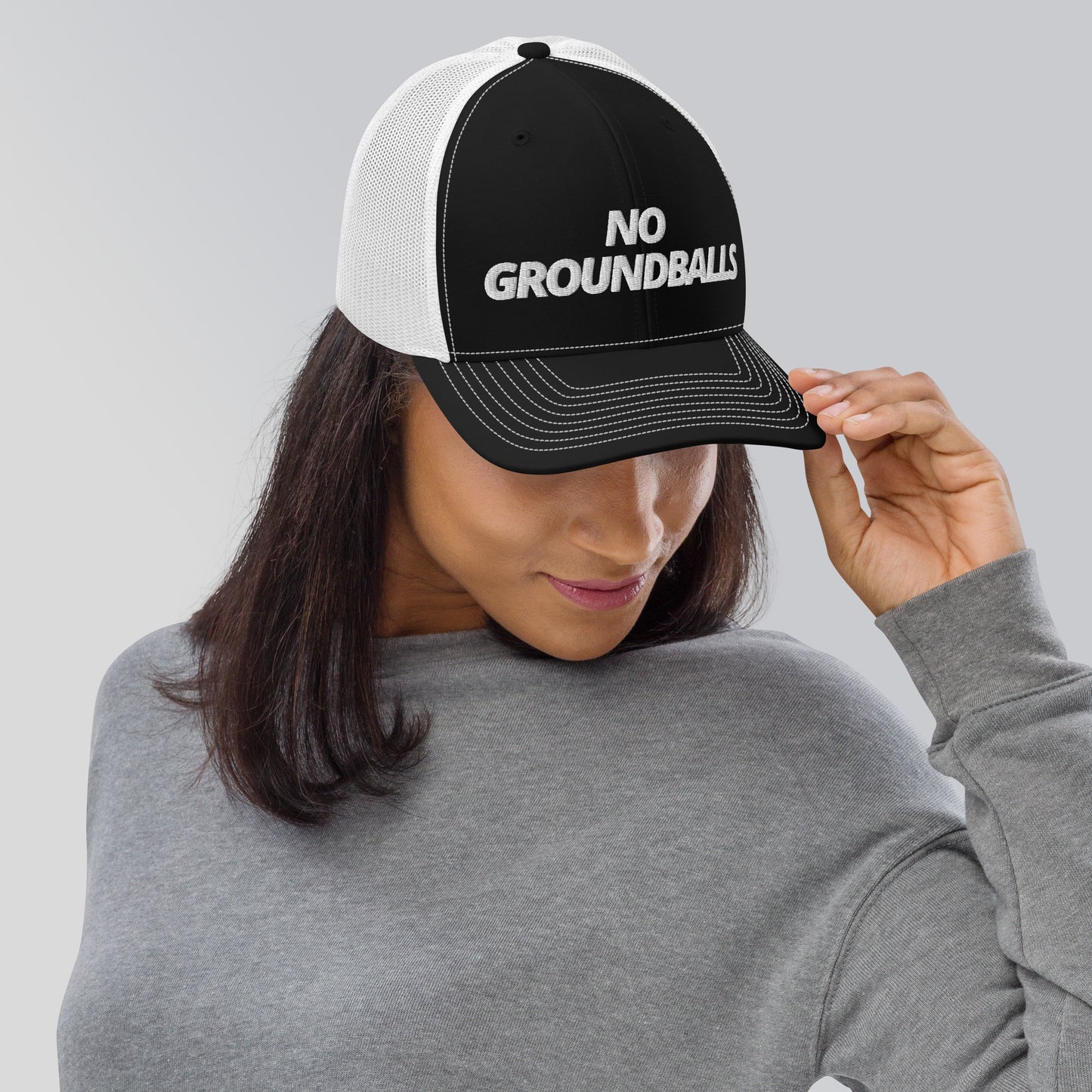 NO GROUNDBALLS: Hat Trucker