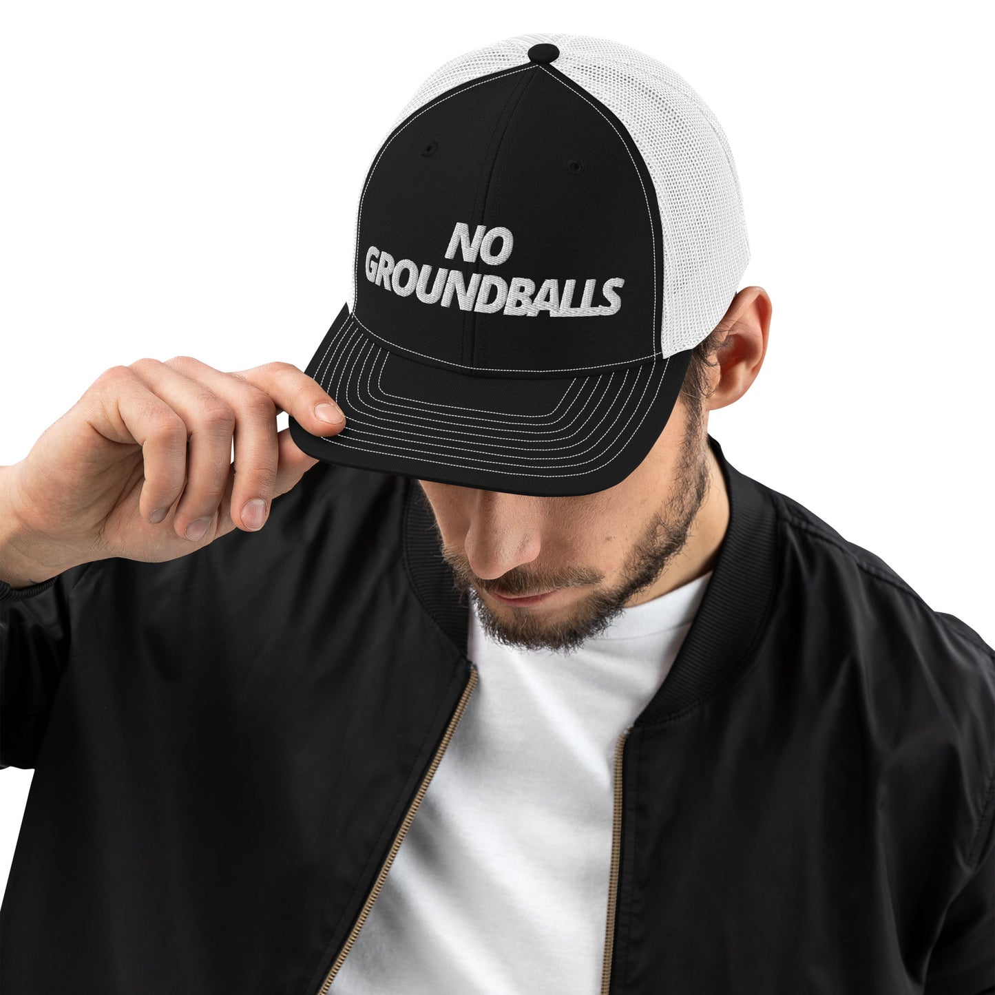 NO GROUNDBALLS: Hat Trucker